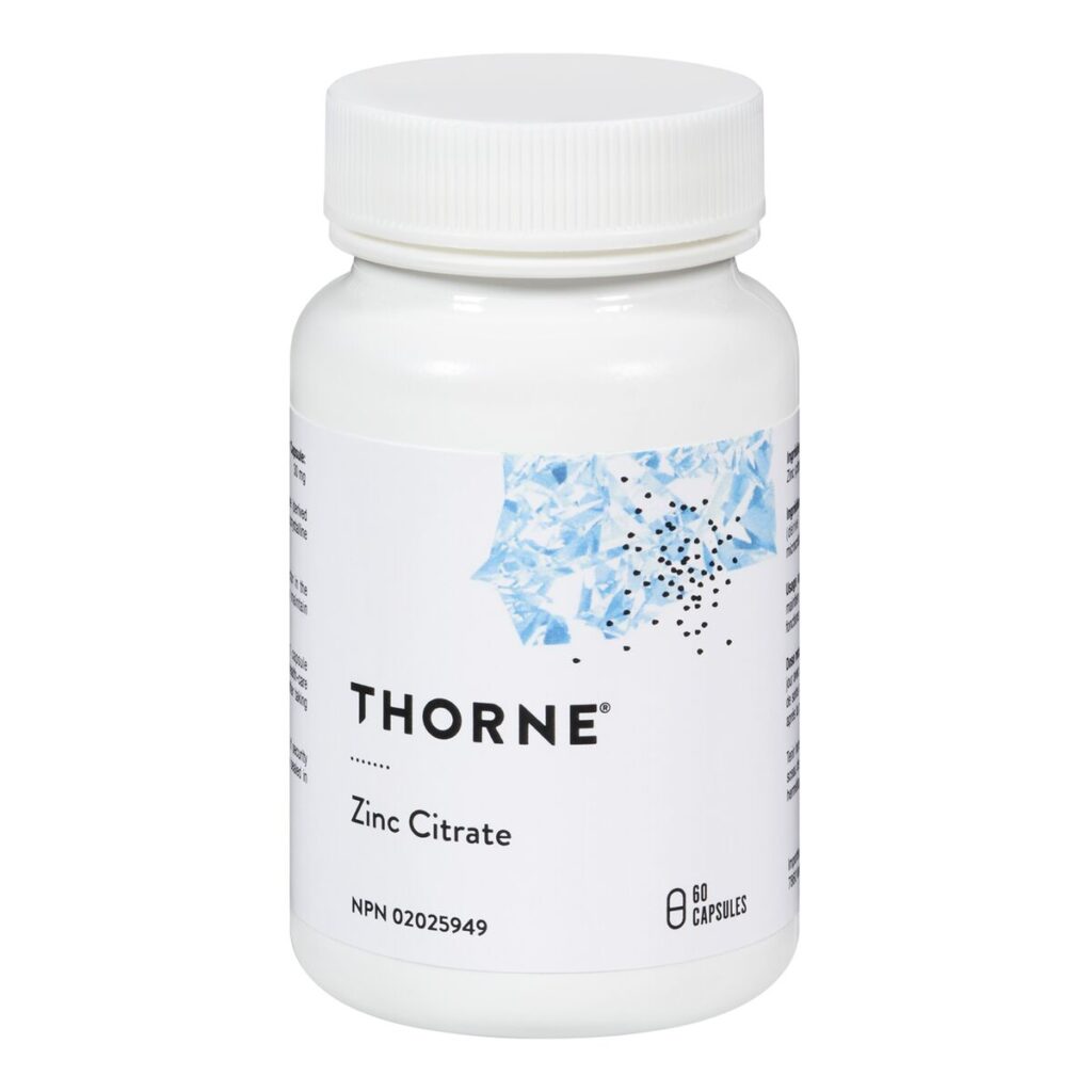 Thorne Zinc Citrate Pratt's Compounding Pharmacy Online Shop